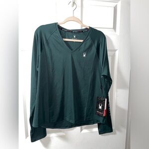 Green Spyder Active Men’s Long Sleeve Shirt